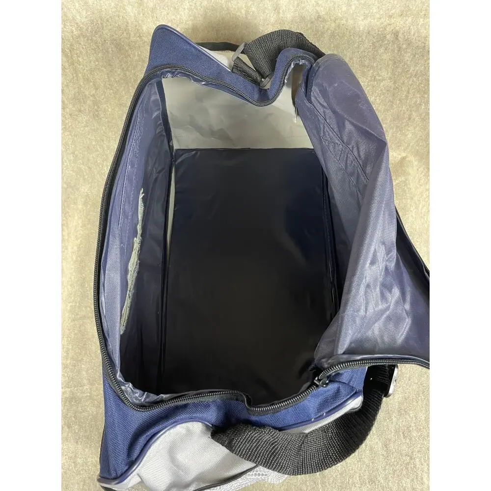 Vintage Y2K 90s Big Dogs Blue Duffle Bag